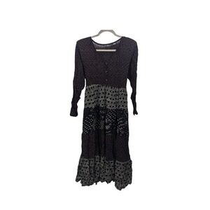 Her style women's long sleeve,‎ floral, dress size medium